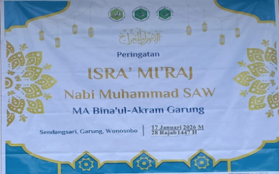 Peringatan Isra' Mi'raj 1447 H MA Bina'ul-Akram Garung